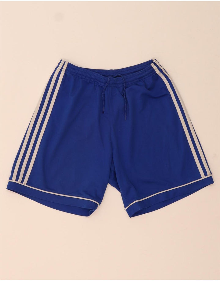 Adidas Mens Climalite Sport Shorts Pequeño Azul Poliéster
