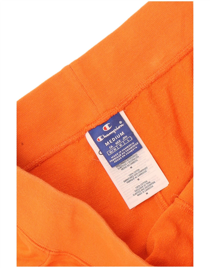 Champion Shorts deportivos gráficos para hombre de algodón naranja medio