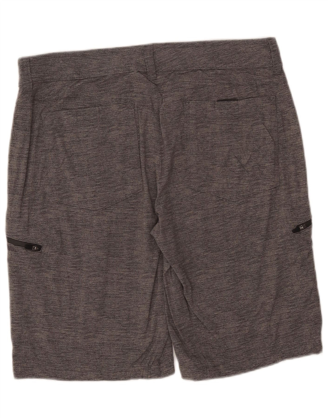 Eddie Bauer Pantalones cortos cargo para hombre W35 Nylon moteado gris grande