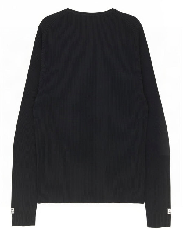 Zara Hombre Top Manga Larga Large Viscosa Negro