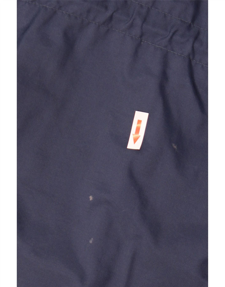 Adidas Chaqueta cortavientos para hombre UK 40 Large Azul marino Colorblock