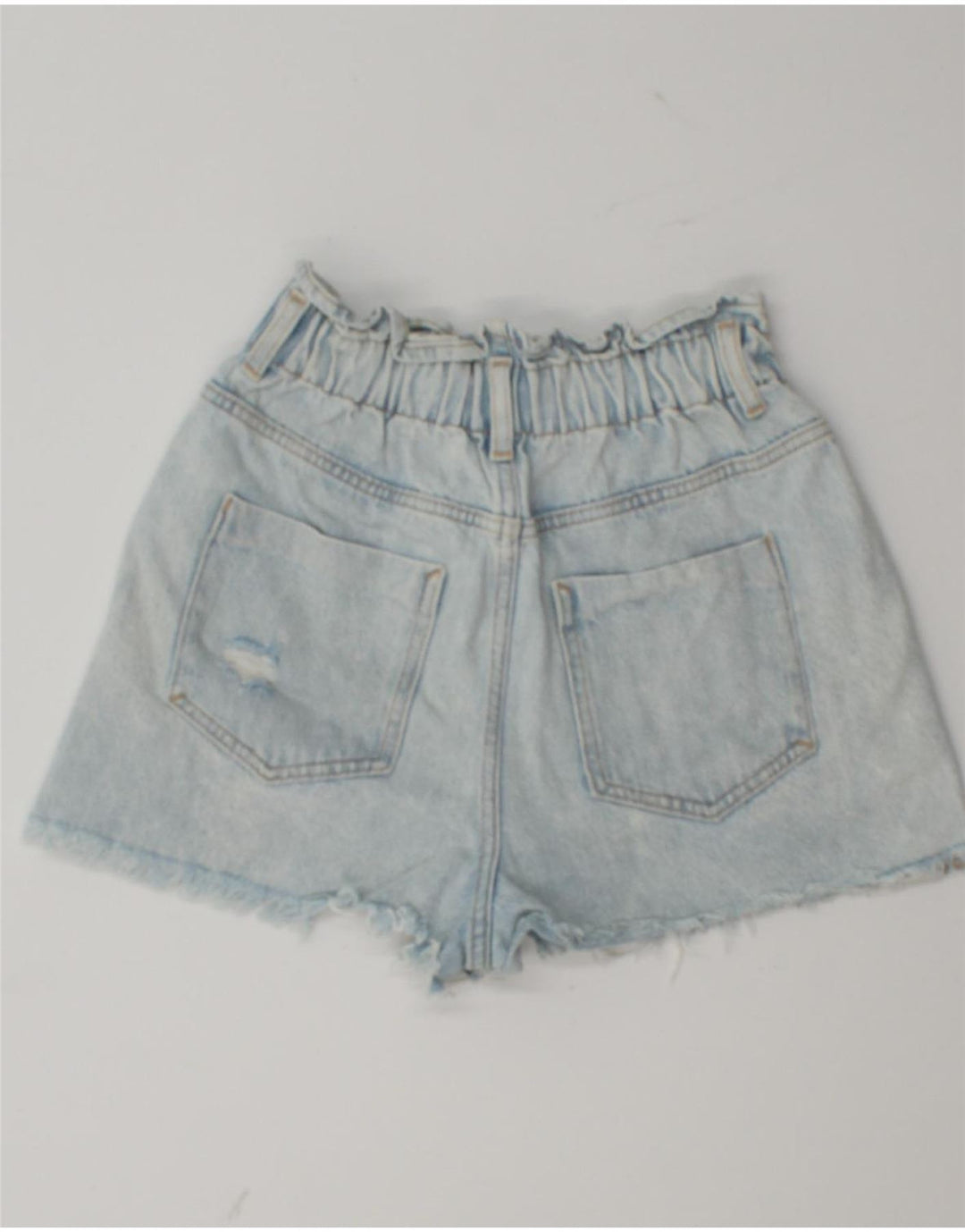 ZARA Shorts Vaqueros Mujer EU 34 2XS W24 Azul