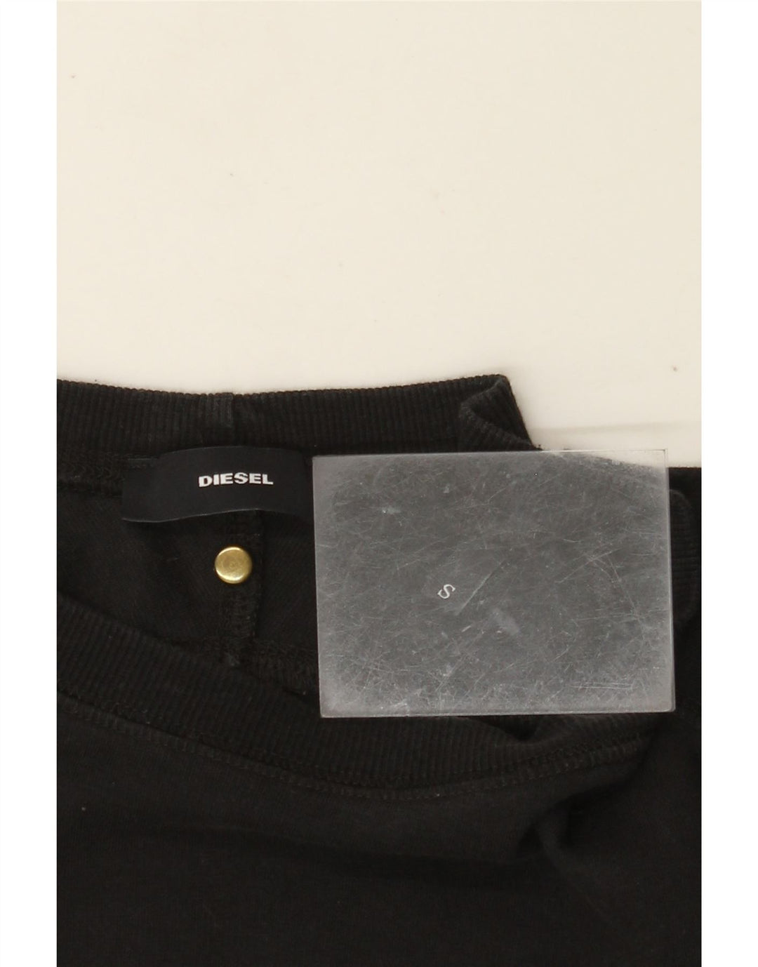 DIESEL Sudadera Con Estampado Gráfico Jumper Small Negro Hombre