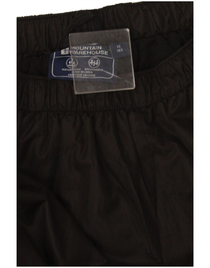 Pantalones Impermeables para Niños Mountain Warehouse 12-13 Años Negro