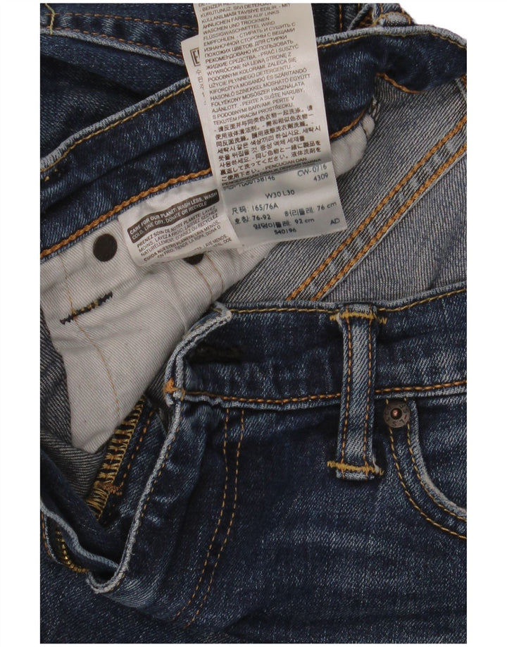 Vaqueros Levi's Hombre Rectos W30 L30 Algodón Azul