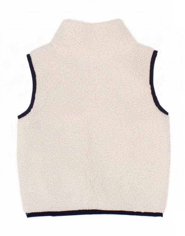 Tommy Hilfiger Chaleco polar para bebé niña 6-9 meses Blanco Colorblock