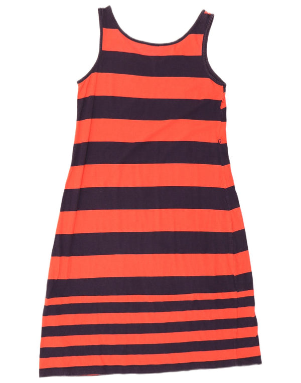 Tommy Hilfiger Vestido tipo camiseta sin mangas para mujer UK 40 Mediano Rayas rojas