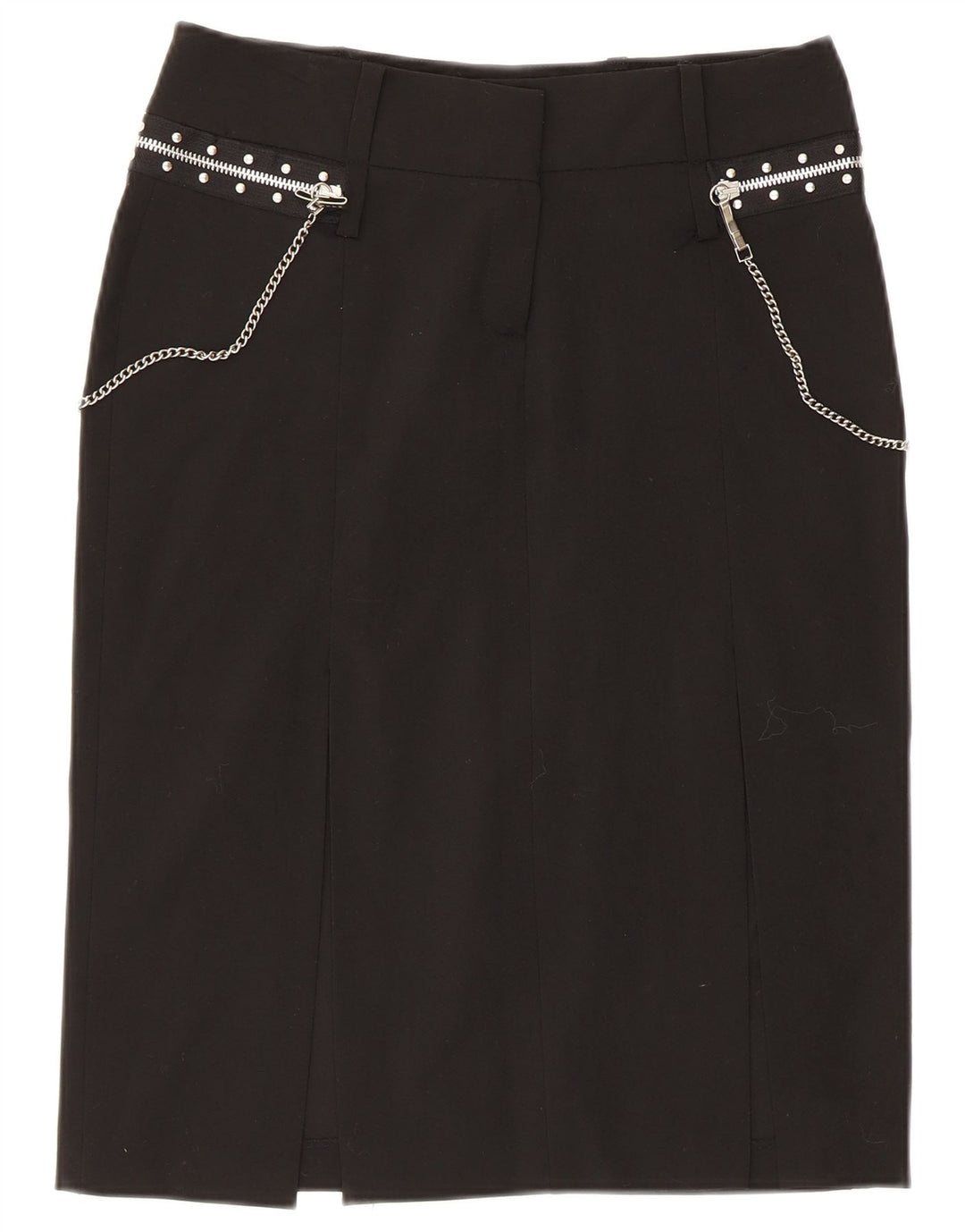 Falda recta para mujer Extyn IT 44 Medium W30 Poliéster negro