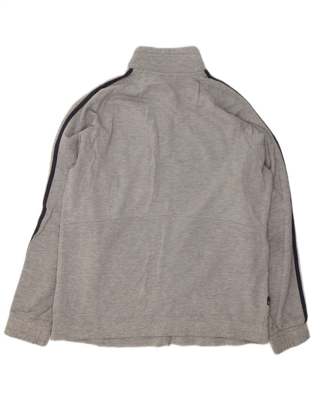 Adidas - Chaqueta de chándal para hombre, talla grande, algodón moteado gris
