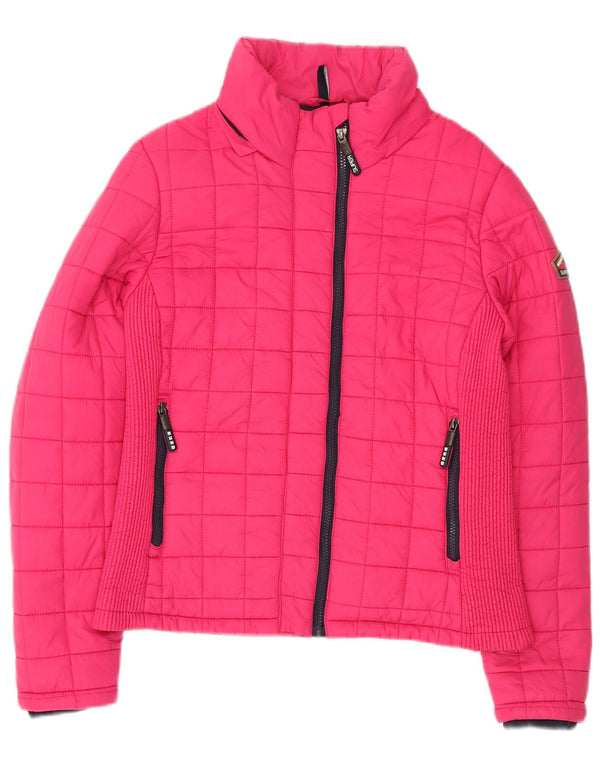 SUPERDRY Chaqueta Acolchada Mujer ES 40 XL Nylon Rosa