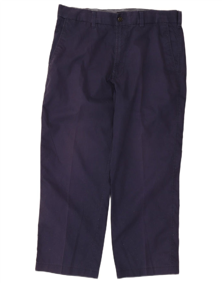 Marks & Spencer Pantalones cortos para hombre W34 L25 Algodón azul marino