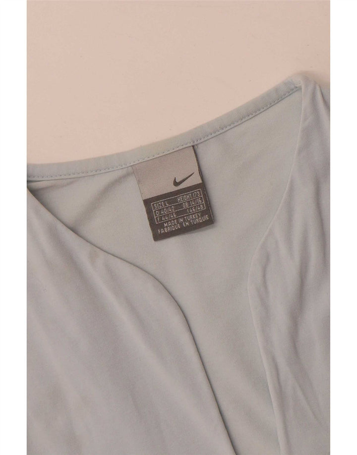 Nike Camiseta para Mujer Top UK 14/16 Large Azul