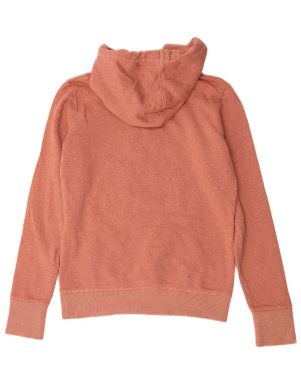 Superdry Jersey con capucha gráfica para mujer Reino Unido 10 Pequeño algodón moteado rosa