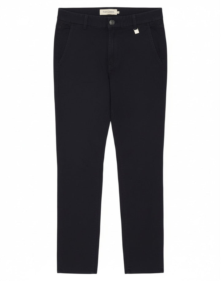 Henry Cottons Pantalones chinos ajustados para mujer EU 38 Medium W28 L28 Azul marino