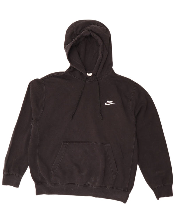 Nike Jersey con capucha holgado de algodón negro mediano para hombre