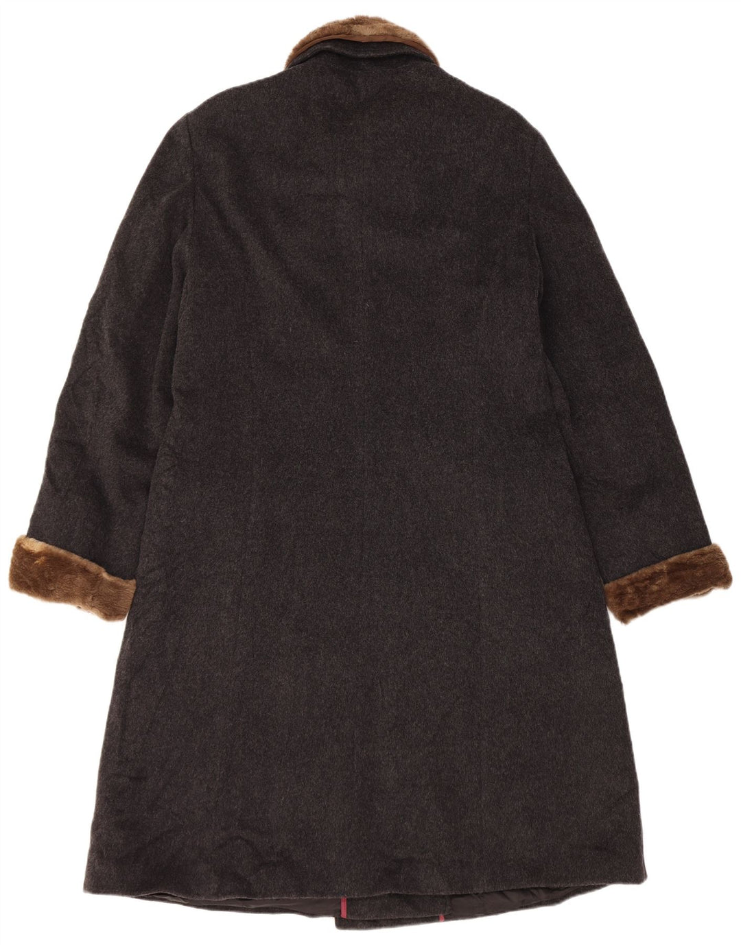 Dolomiten Abrigo Cruzado Mujer IT 48 XL Lana Virgen Gris