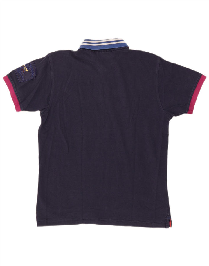 Henri Lloyd Polo para hombre grande azul marino