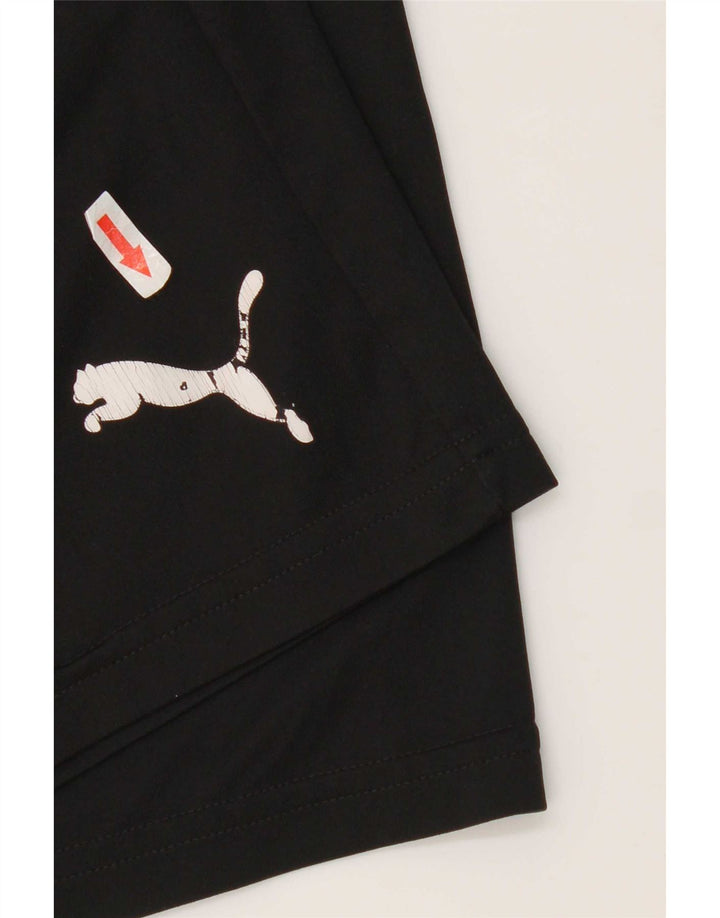 Pantalones cortos deportivos Puma para hombre mediano negro