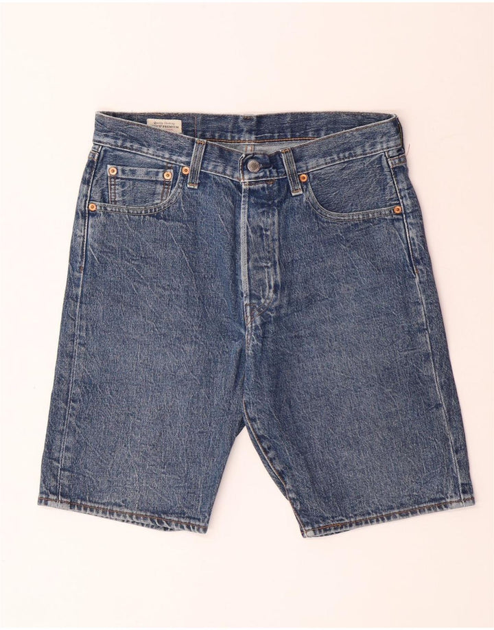 Levi's Hombre 501 Shorts De Mezclilla W30 Algodón Azul Medio