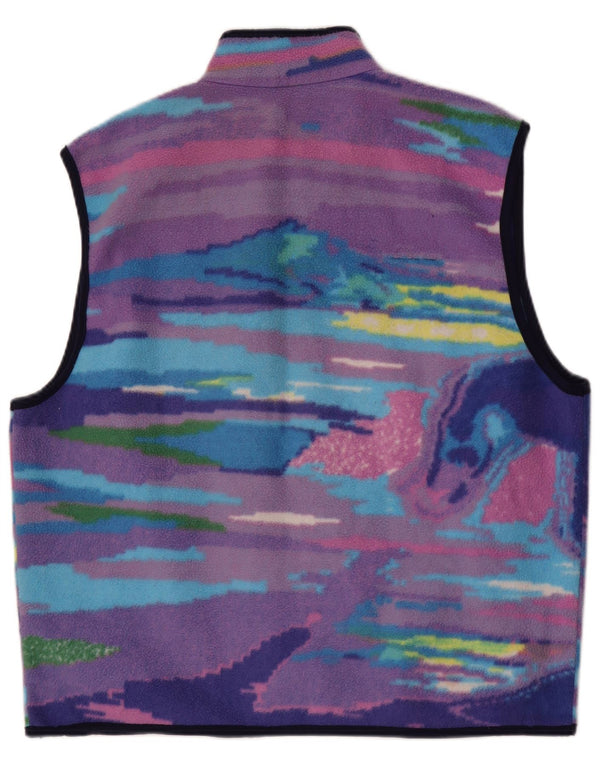 Colmar Chaleco polar para hombre UK 40 Large Multicolor Tie Dye