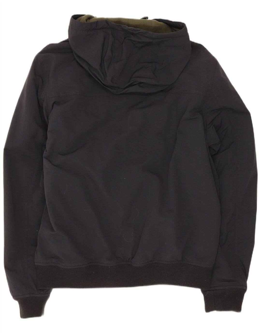 Tommy Hilfiger Chaqueta bomber con capucha para hombre UK 38 Mediana Poliamida negra