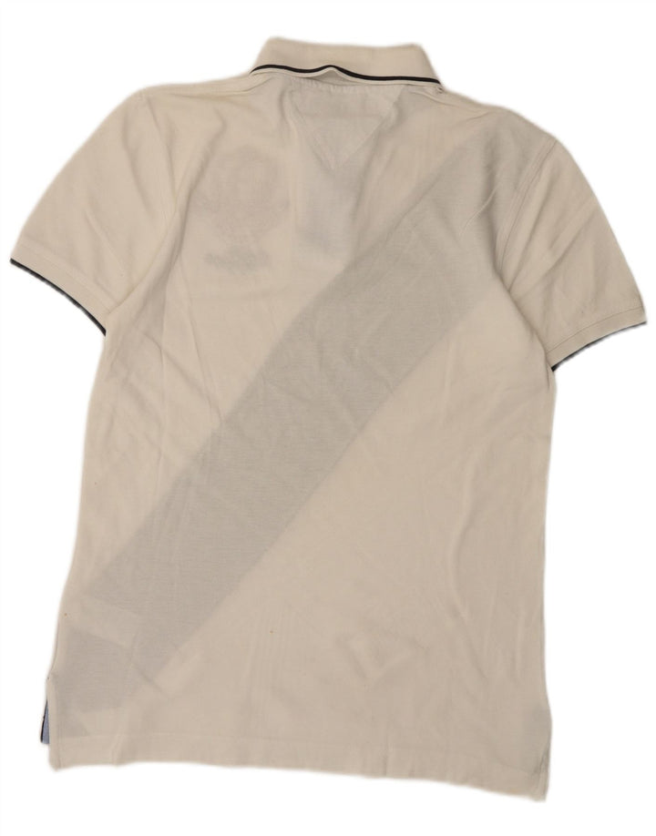 Tommy Hilfiger Polo De Corte Slim Con Gráfico Para Hombre Blanco Pequeño Colorblock