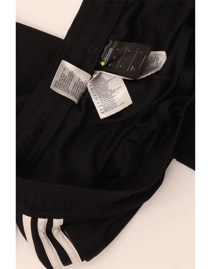 Adidas - Pantalones de chándal Climalite para mujer, talla 40, talla grande, poliéster negro