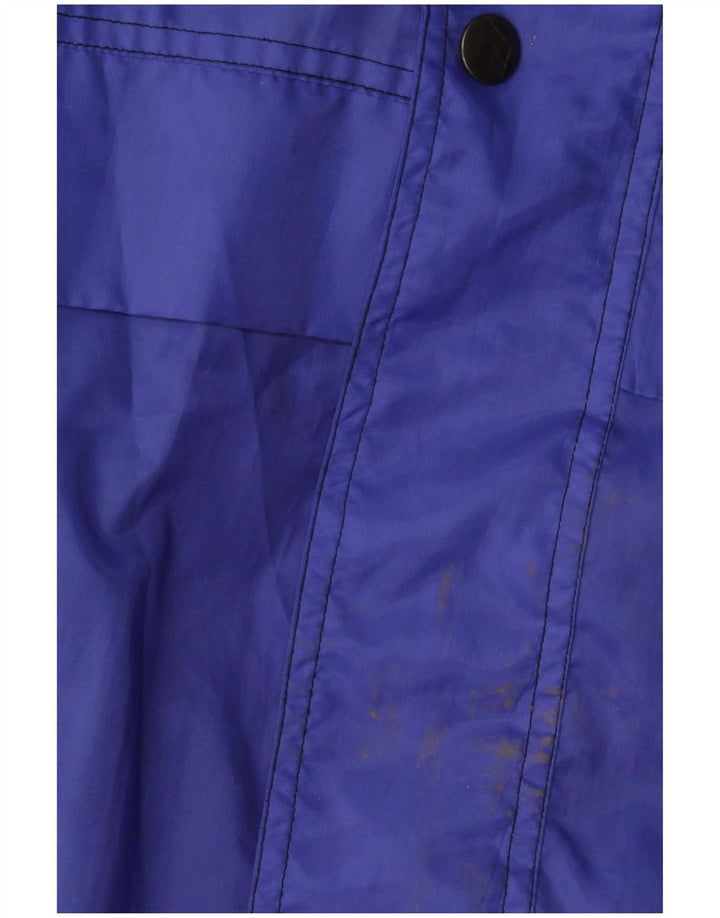 K-Way Chaqueta impermeable holgada para hombre ES 38 Azul medio Poliamida con bloques de color