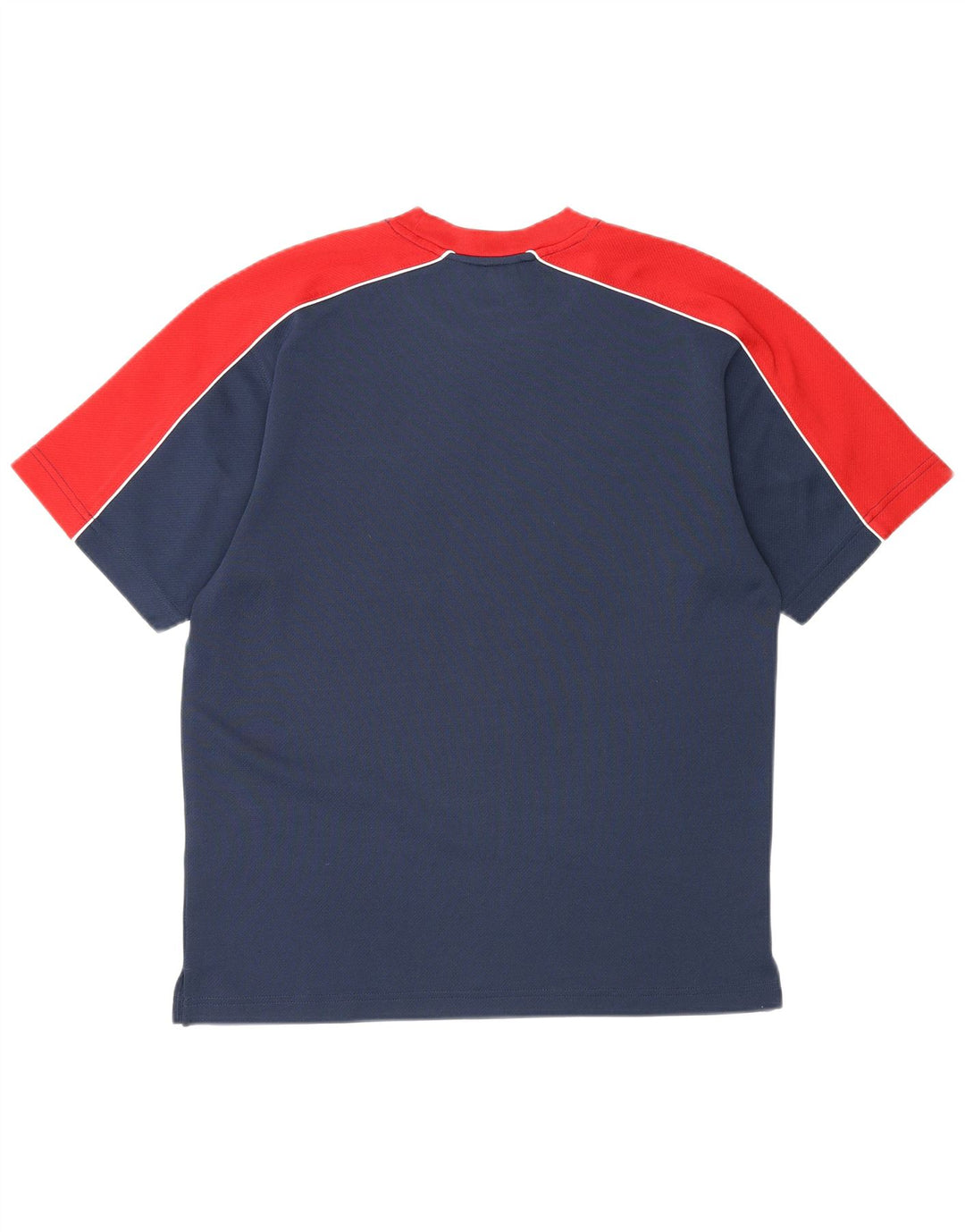 Camiseta Reebok Hombre Top Small Azul Marino Colorblock Poliéster