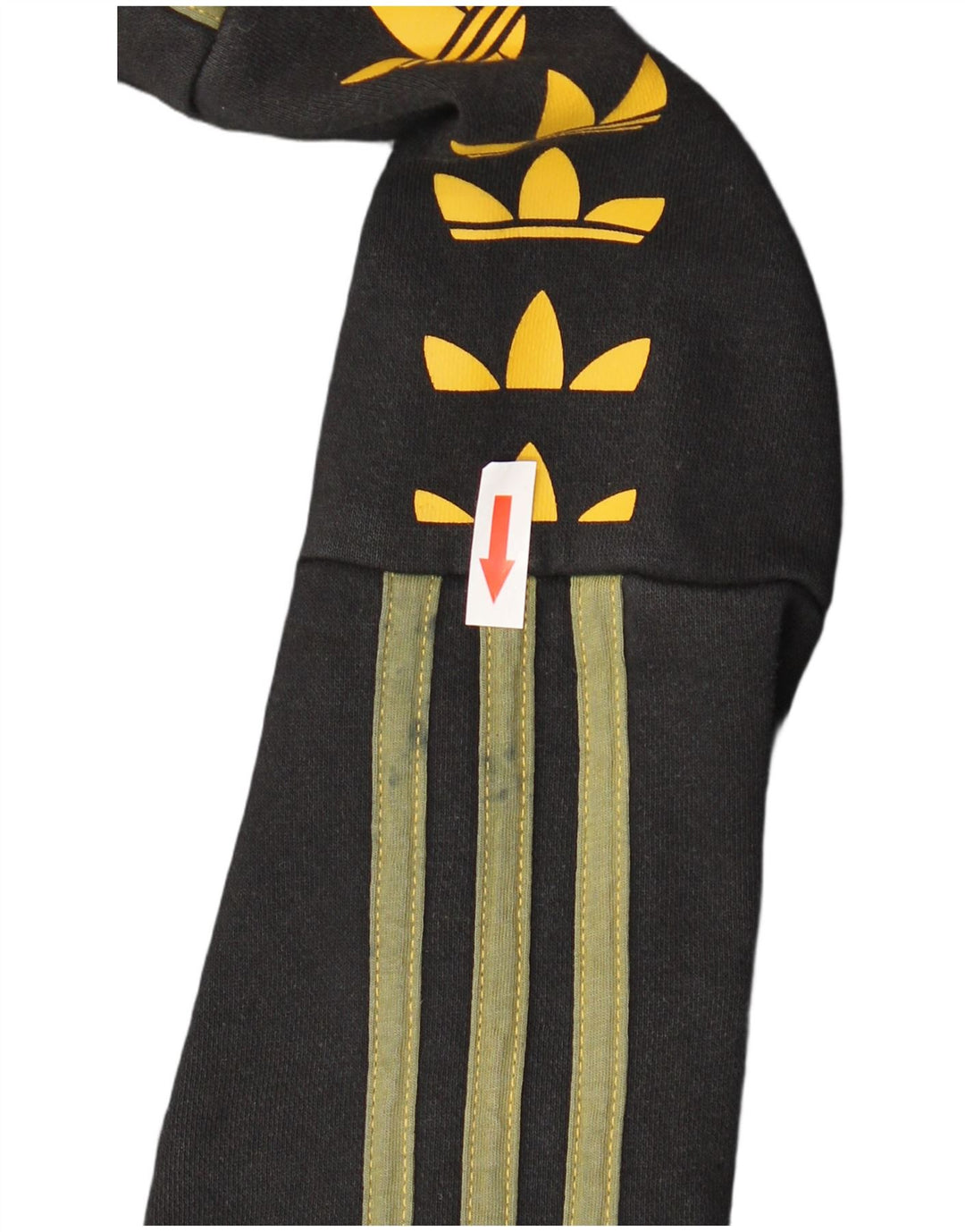 ADIDAS Sudadera con capucha gráfica para hombre Jersey mediano de algodón negro