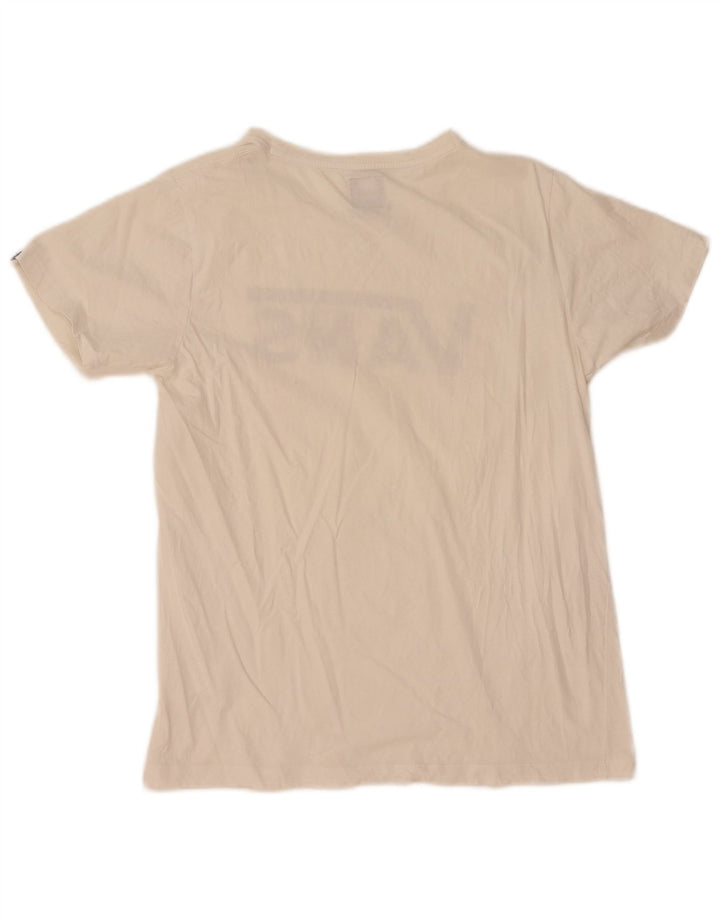 Vans Camiseta gráfica para mujer Top UK 12 Medium White Cotton