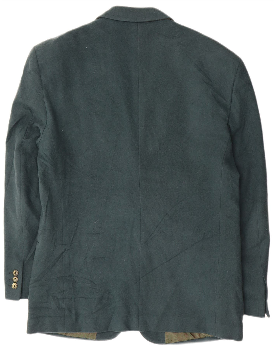 Camel Active Chaqueta tipo blazer con 2 botones para hombre IT 50 Large Green Wool