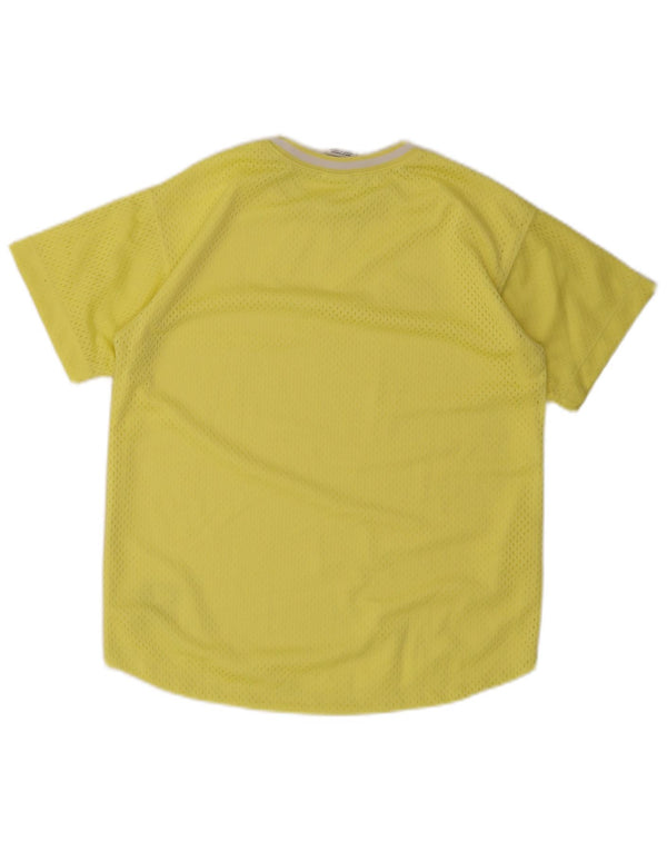 Champion Camiseta con gráfico extragrande para mujer UK 6 XS Amarillo