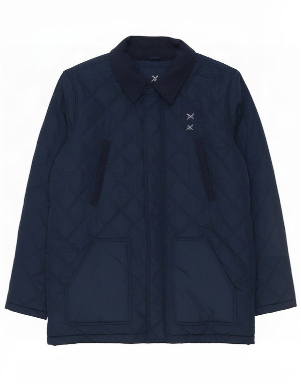 Crew Clothing Chaqueta acolchada para hombre UK 42 XL Poliéster azul marino