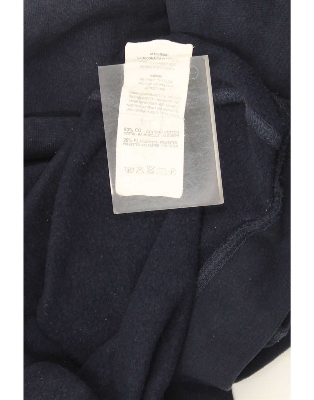 Carrera Sudadera gráfica para hombre Jumper 2XL Algodón azul marino