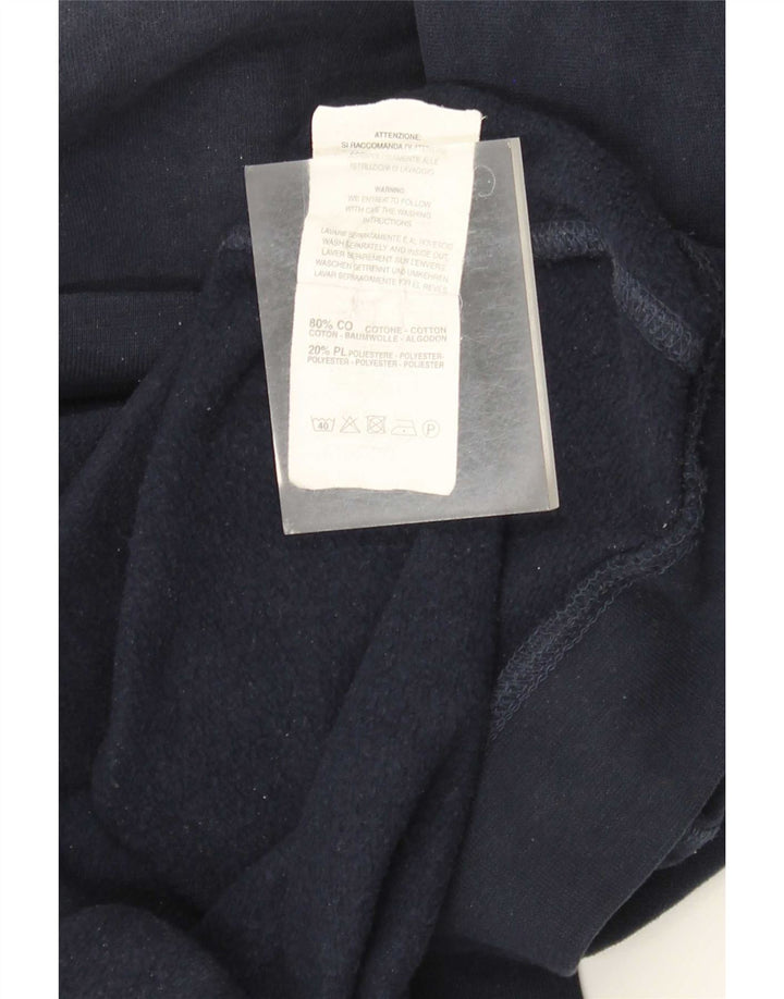 Carrera Sudadera gráfica para hombre Jumper 2XL Algodón azul marino