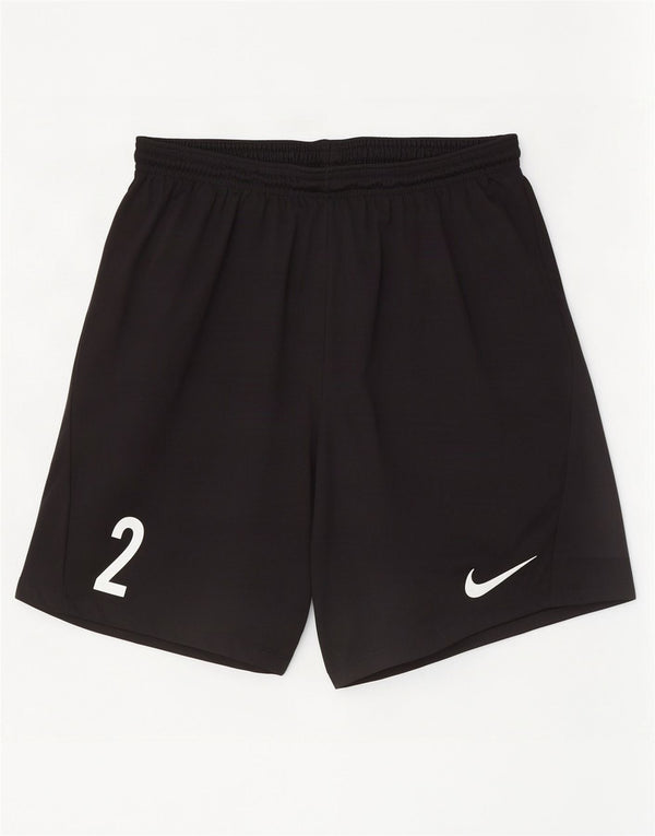 Nike Dri Fit Graphic - Pantalones cortos deportivos para mujer, talla grande, poliéster negro