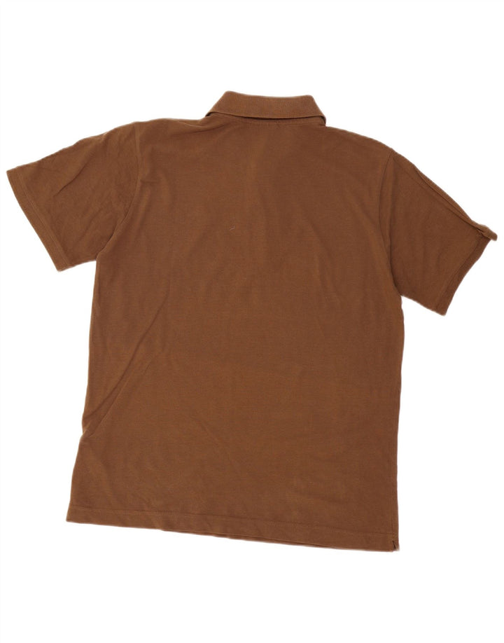 Polo Kappa Hombre Algodón Marrón Medio