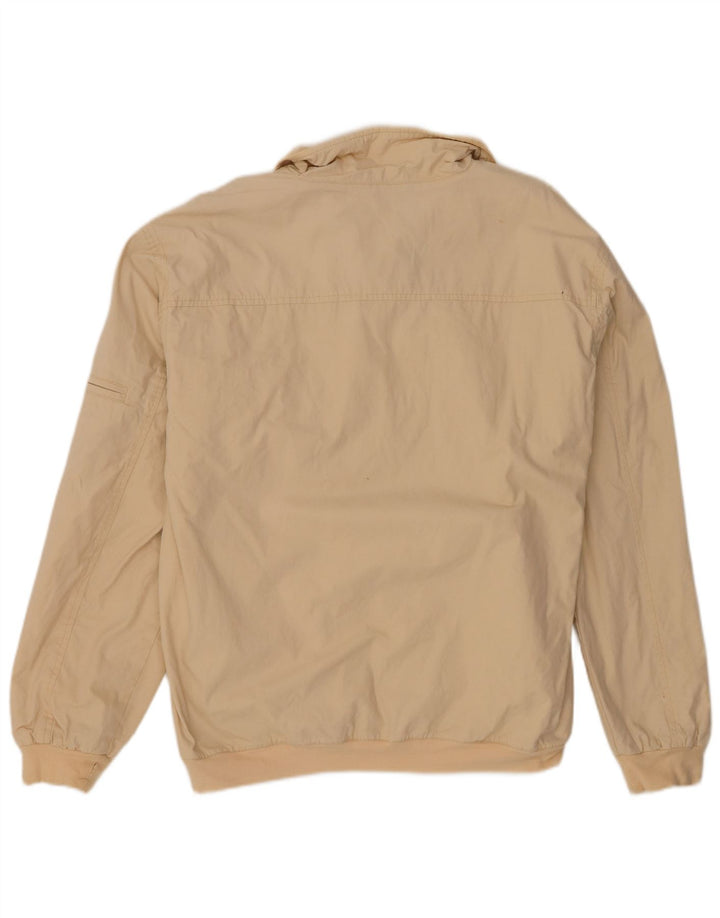 Champion Chaqueta Bomber para Hombre Reino Unido 40 Grande Algodón Beige