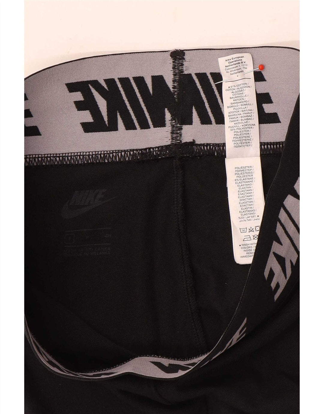 Nike Leggings gráficos para mujer UK 8 Small Negro