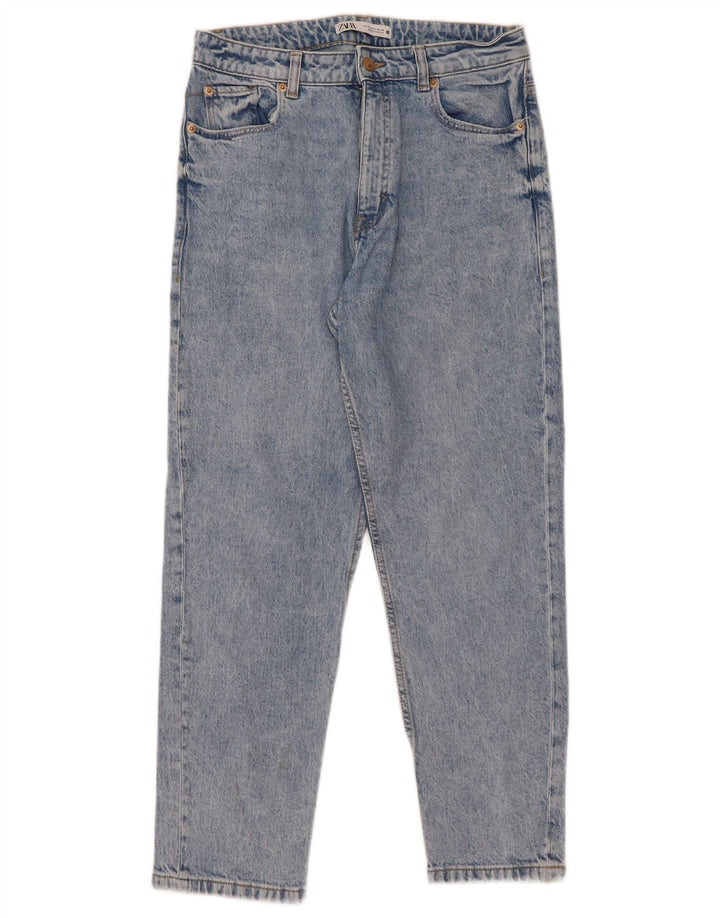 Zara Jeans Slim Mujer EU 40 Medium W30 L27 Algodón Azul