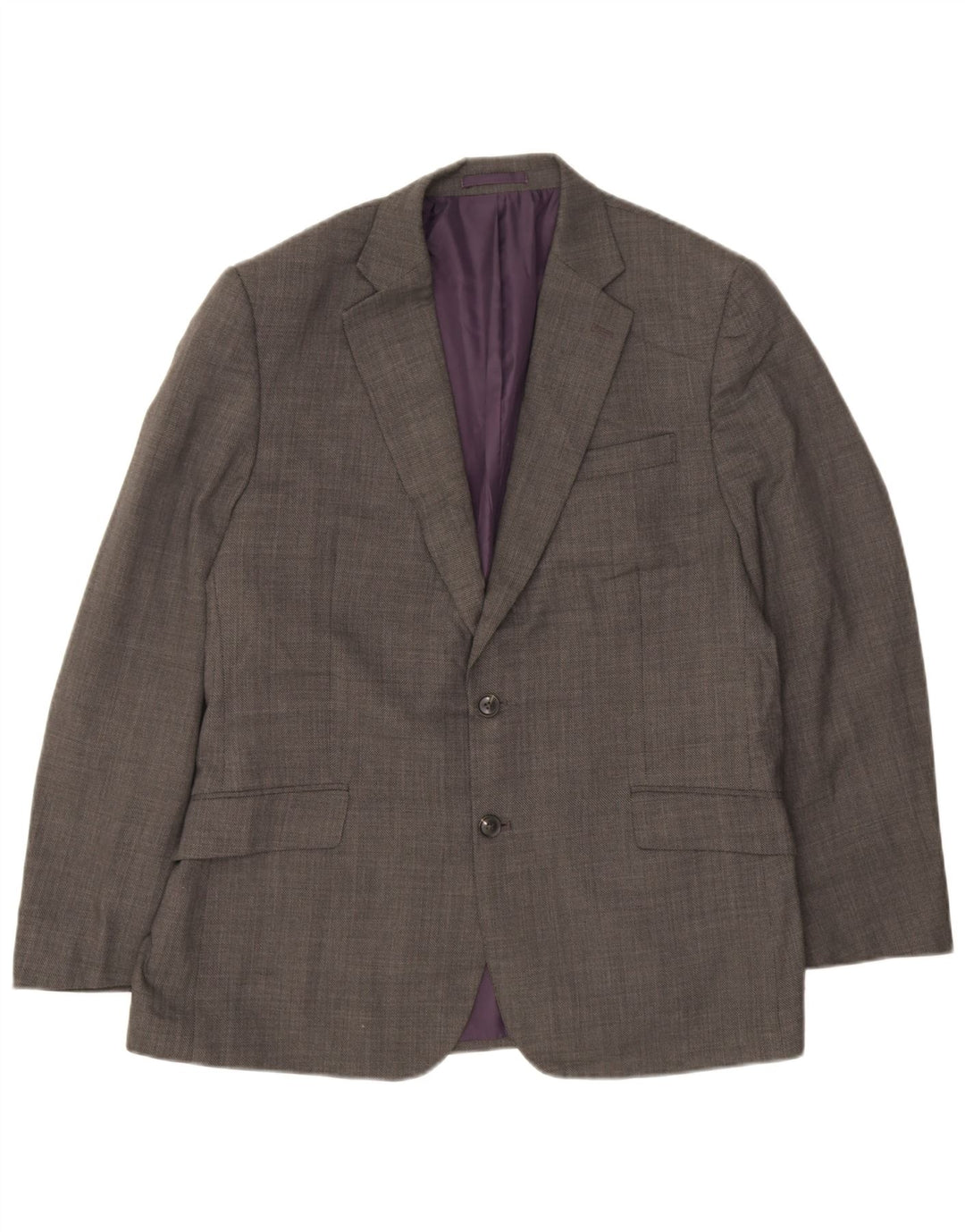 Marks & Spencer Chaqueta tipo blazer con 2 botones para hombre, talla 42, color gris