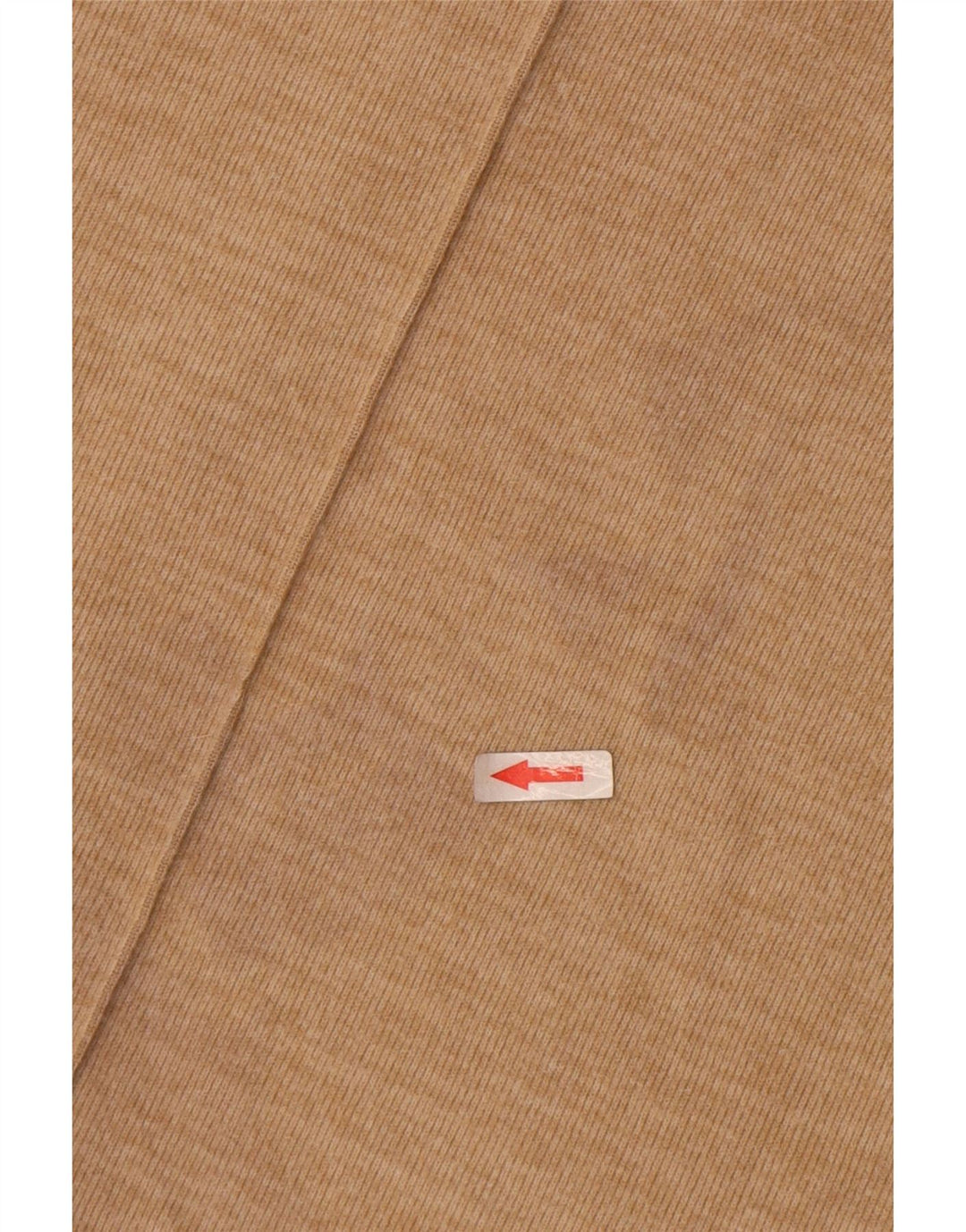 Zara Mujer Vestido Recto UK 8 Pequeño Algodón Beige