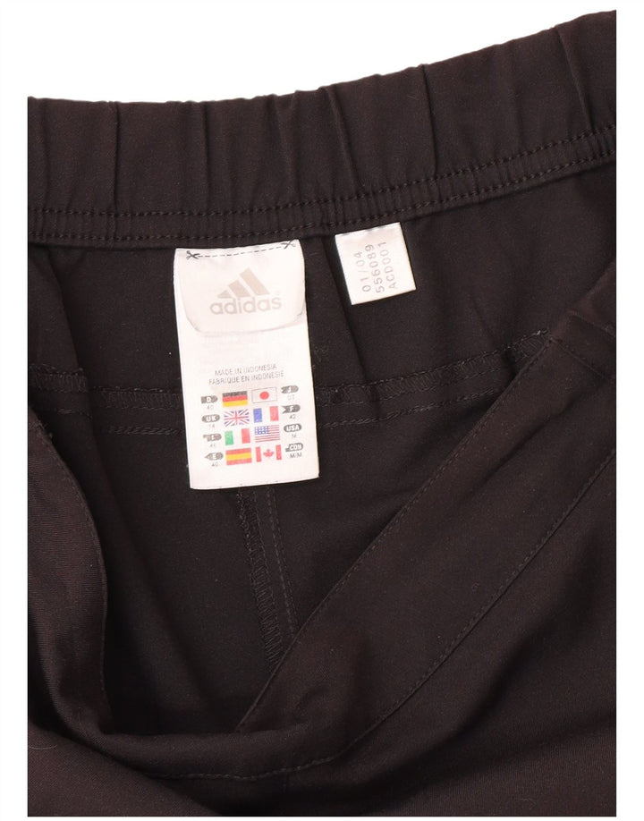 Adidas Pantalones cortos deportivos para mujer UK 44 Mediano Negro Poliéster Deportes