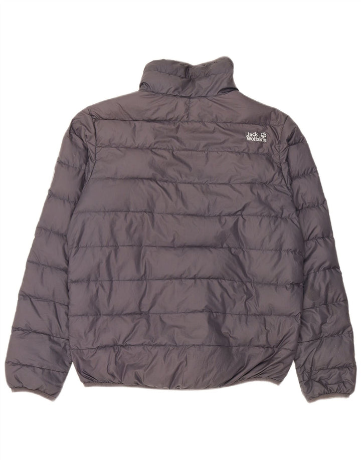 Jack Wolfskin Chaqueta acolchada para hombre ES 38 Poliéster gris medio