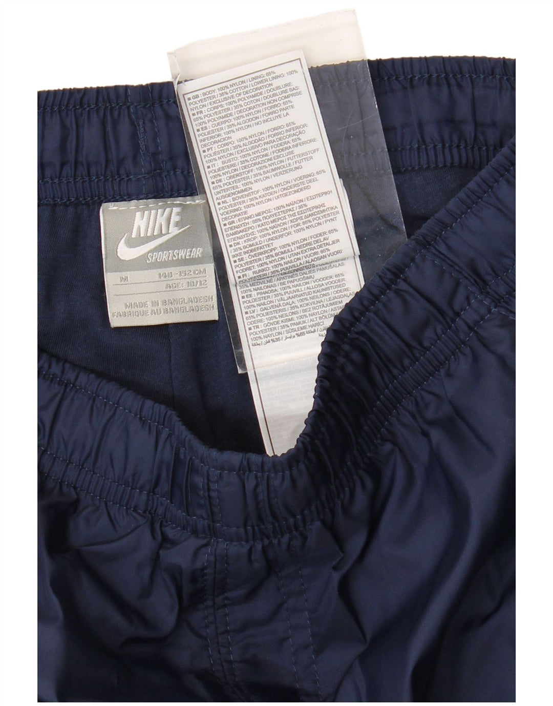 NIKE Pantalones de Chándal para Niños 10-11 Años Mediano Azul Marino Nylon