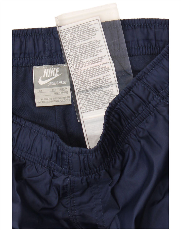 NIKE Pantalones de Chándal para Niños 10-11 Años Mediano Azul Marino Nylon
