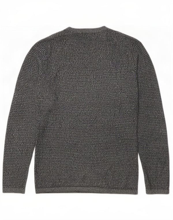 Jack & Jones Hombre Boat Neck Jumper Sweater Small Azul Marino Moteado