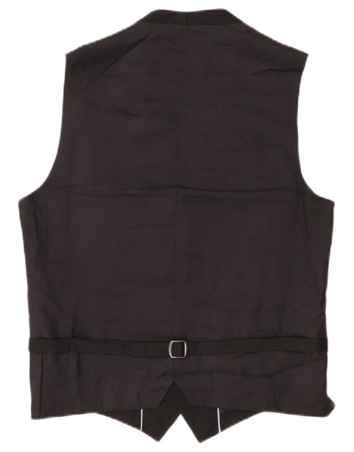 Zara Hombre Chaleco Mediano Lana Negro