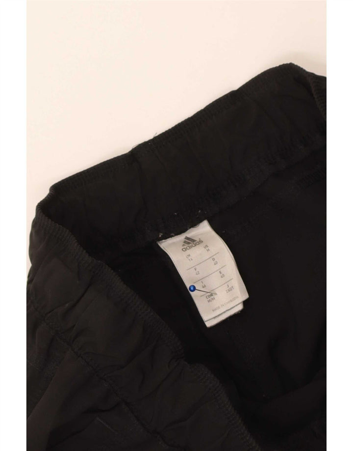 Adidas Pantalones cortavientos para mujer UK 44 Mediano Negro Poliéster